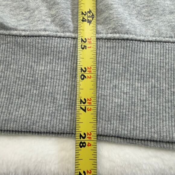 Goodfellow & Co Probably Late For Something Gray Unisex Sweatshirt Size Large - Picture 9 of 9